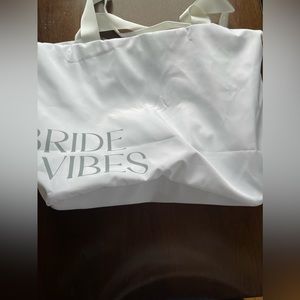 Large Bride Vibes Bag never used